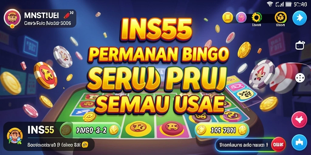 Tampilan gameplay seru dalam permainan Bingo INS55.
