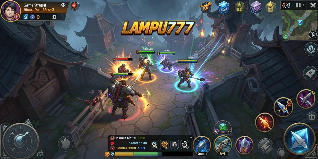 Tampilan gameplay strategi yang memukau dan menegangkan.