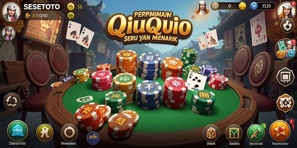 Screenshot gameplay QiuQiu di SESETOTO yang seru.