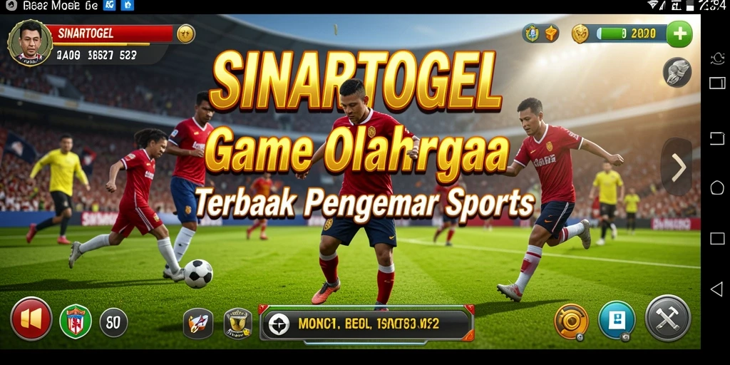 Screenshot gameplay menunjukkan aksi seru dalam olahraga.