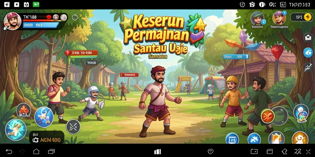 Tampilan gameplay TKP188 yang menarik dan penuh warna.