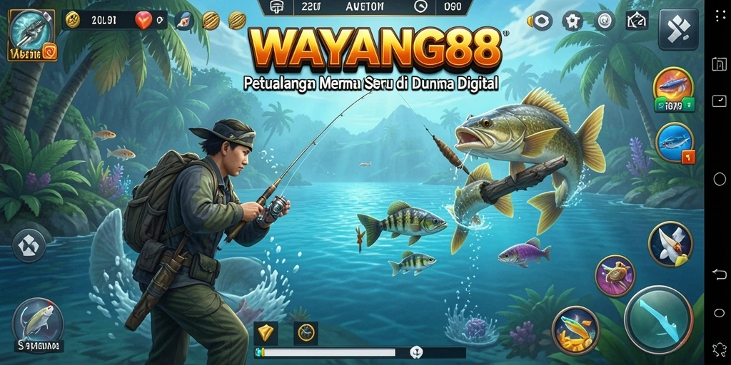Tangkapan ikan besar dalam gameplay WAYANG88 yang seru dan mendebarkan.